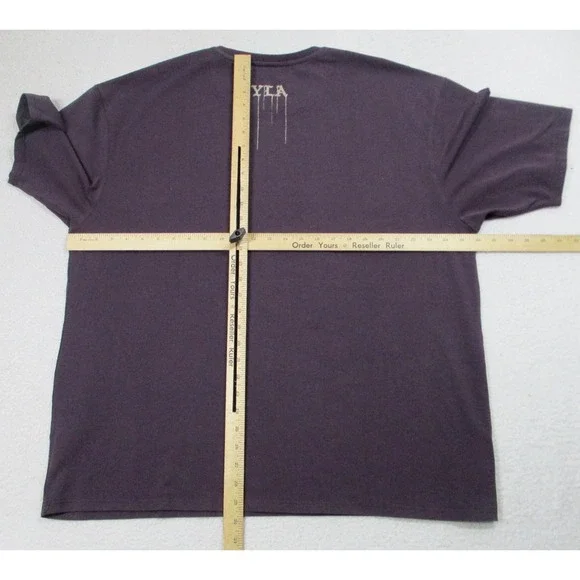 YoungLA Shirt Mens 2XL Dark Purple Skull Immortal‎ Graphic T-Shirt Streetwear